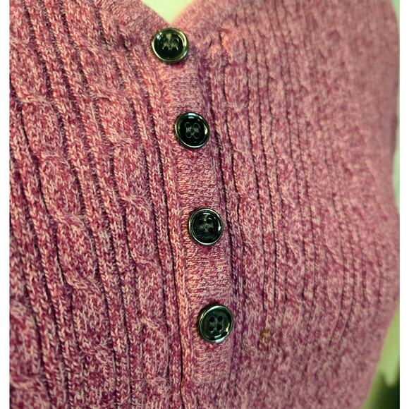 Rebecca Malone Petite XL Sweater Pink Vintage Top 3/4 Sleeve - Picture 5 of 7